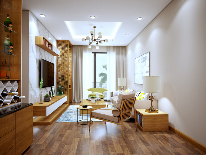 Thiết kế nội thất Mỹ Phú Apartment