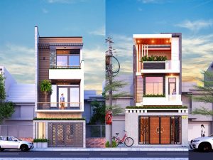 Nhà đẹp mẫu nhà phố 3 tầng đẹp hiện đại