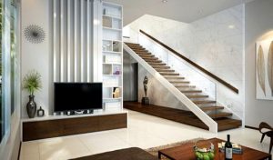 Nhà đẹp với mẫu cầu thang đẹp cho nhà ống 2021
